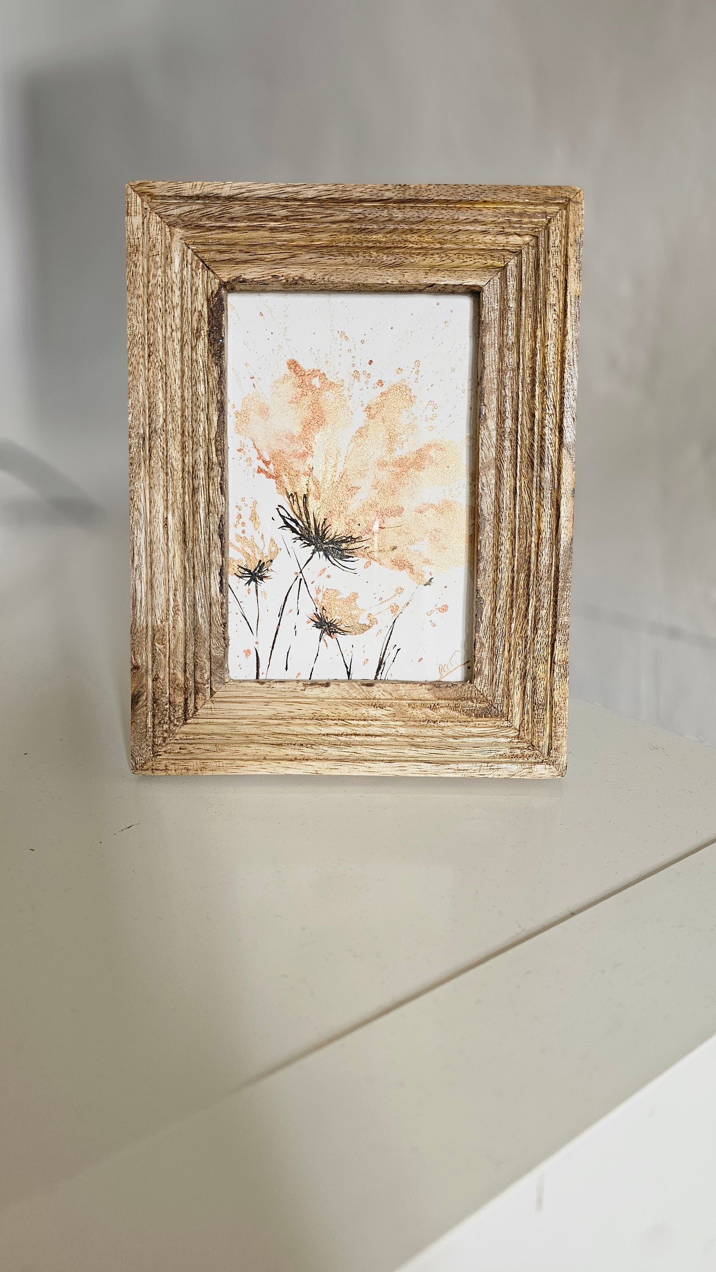 Une fleur en or