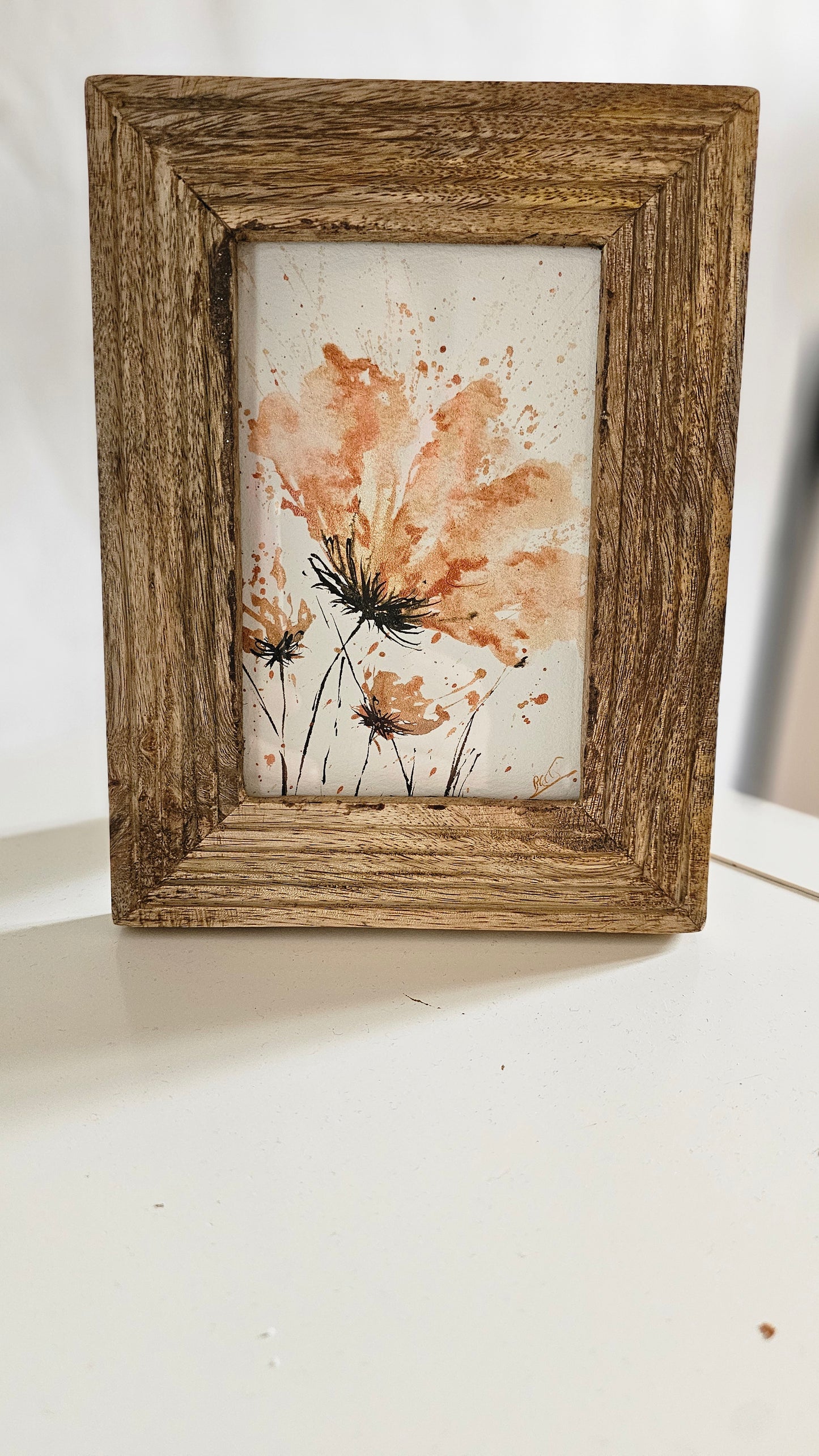 Une fleur en or