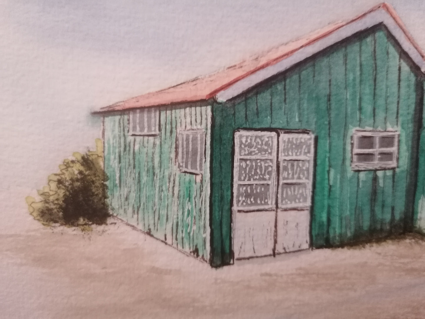 La cabane à huîtres verte