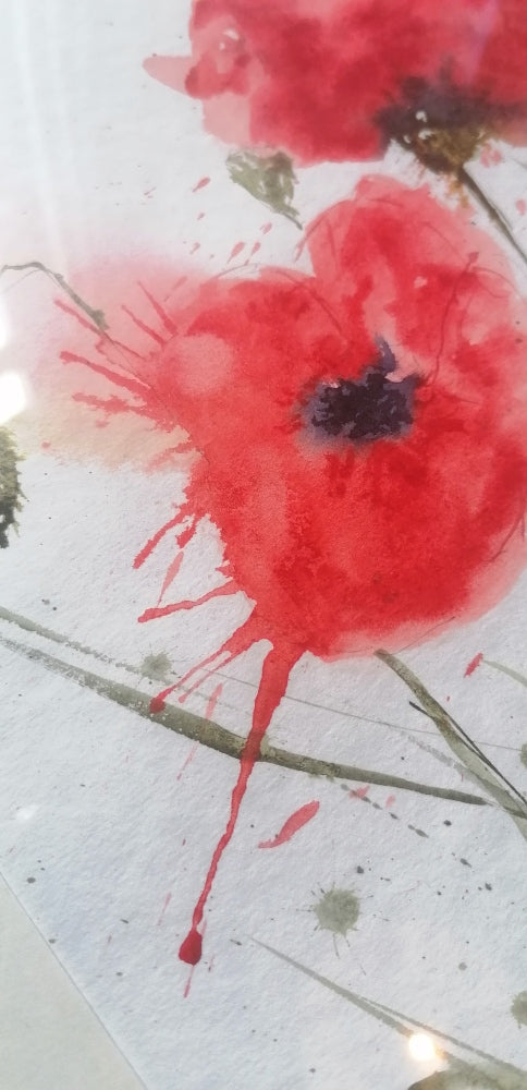 Coup de vent dans les coquelicots