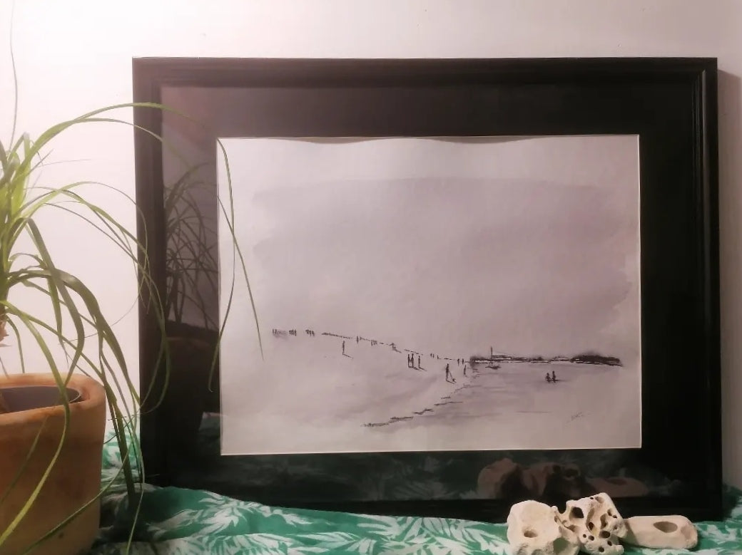 Fin de journée sur la plage