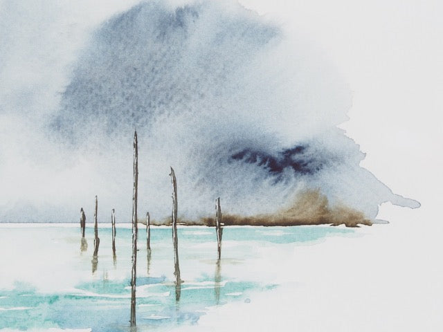 Ciel d'orage sur les Pignots