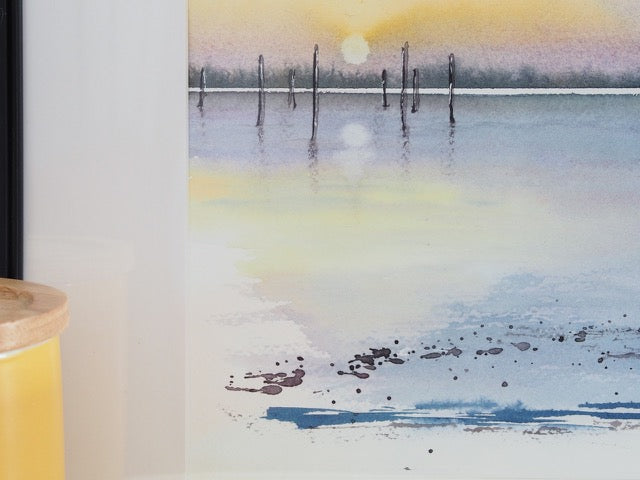 Couché de soleil sur les Pignots