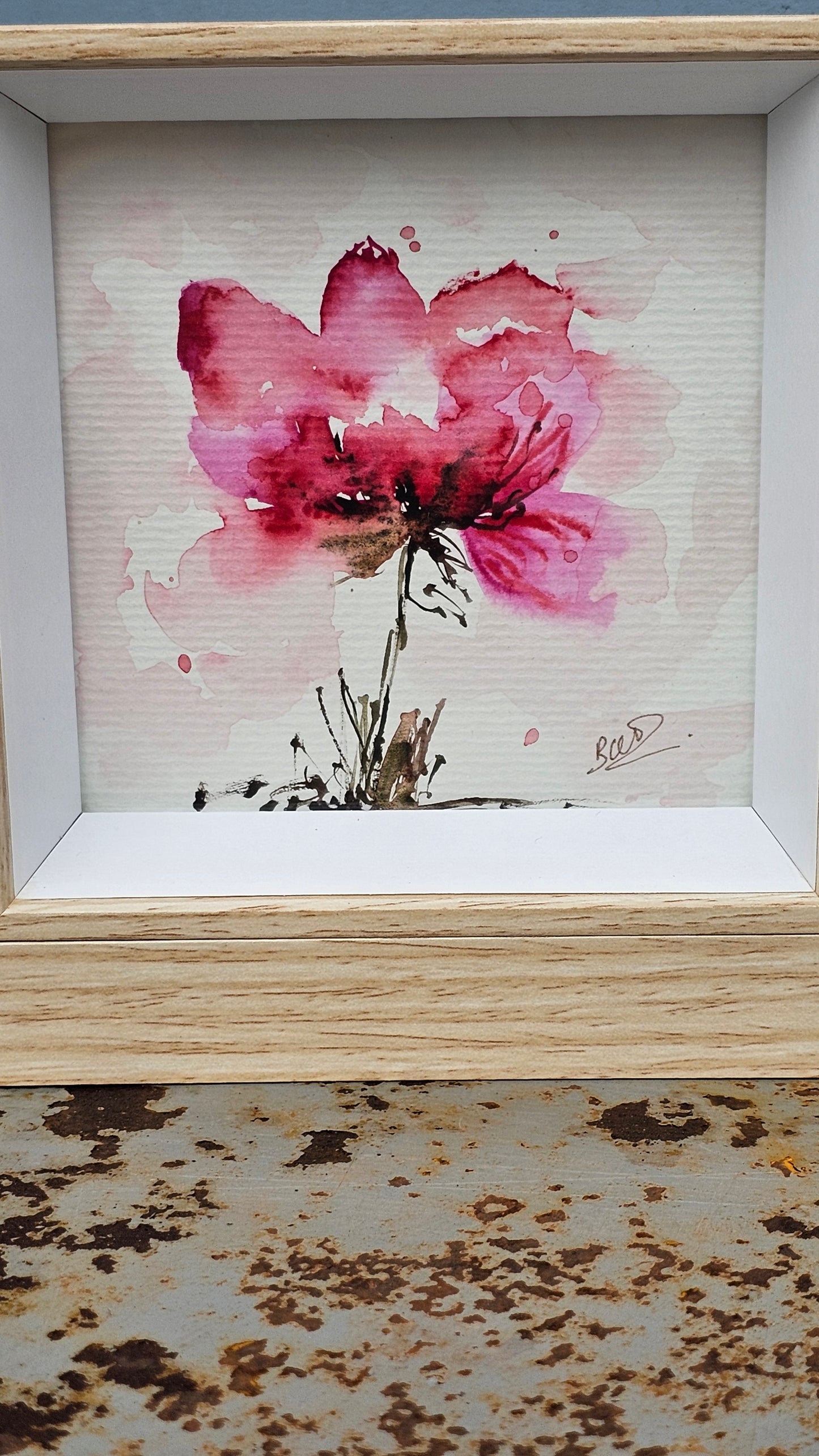La fleur rose