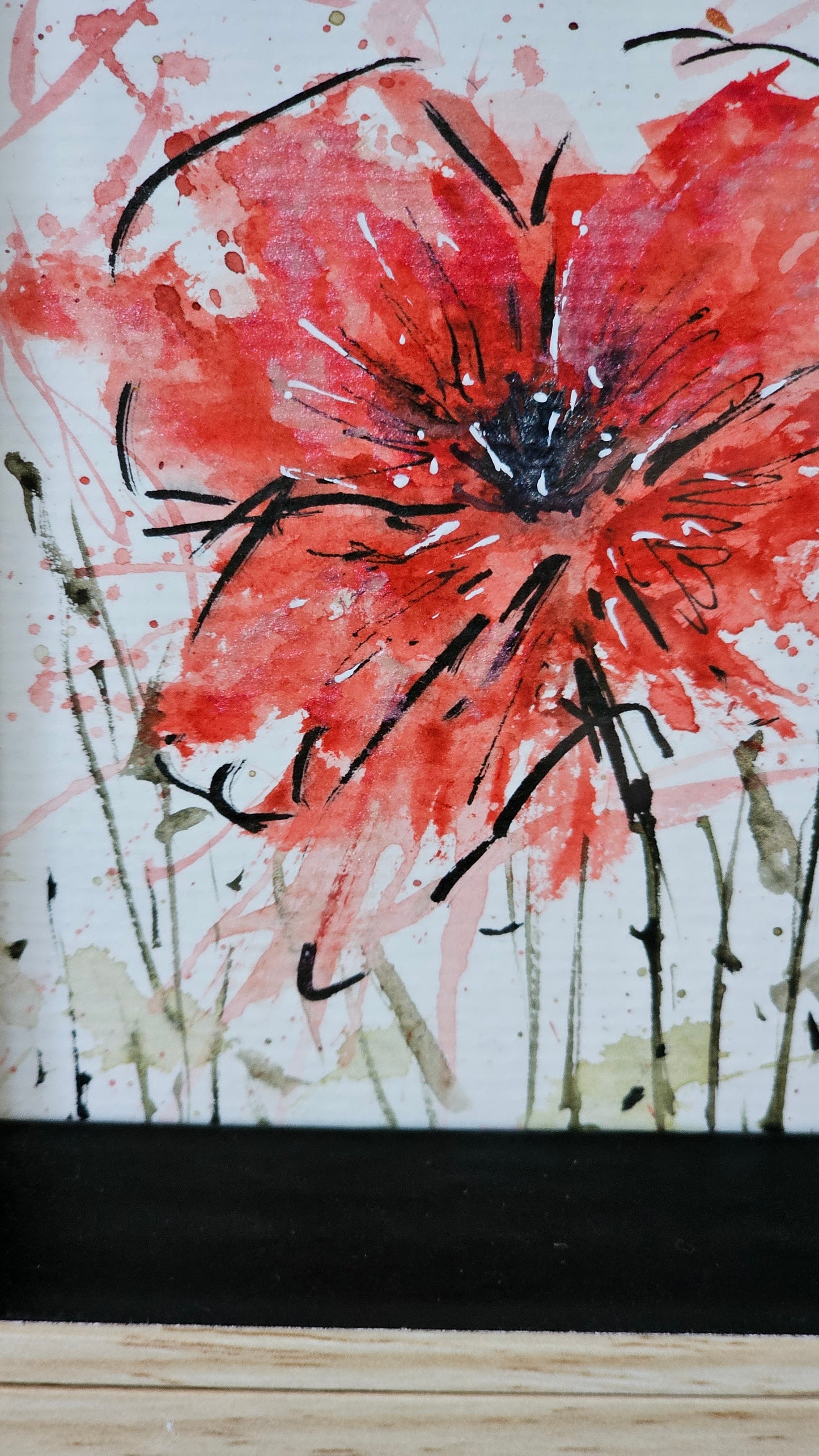 Le coquelicot dans la tempête