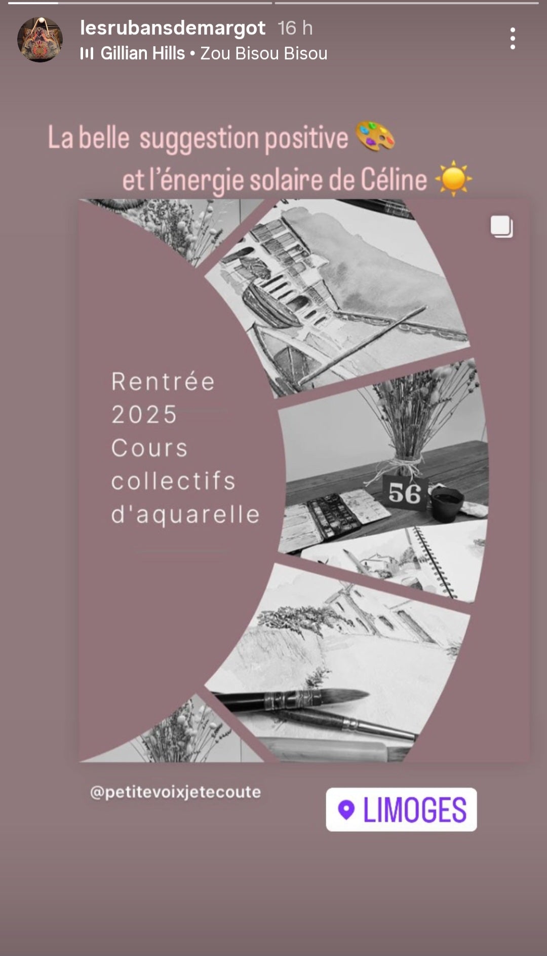 COURS AQAUARELLE A DOMICILE : ATELIER DECOUVERTE DE 2 HEURES