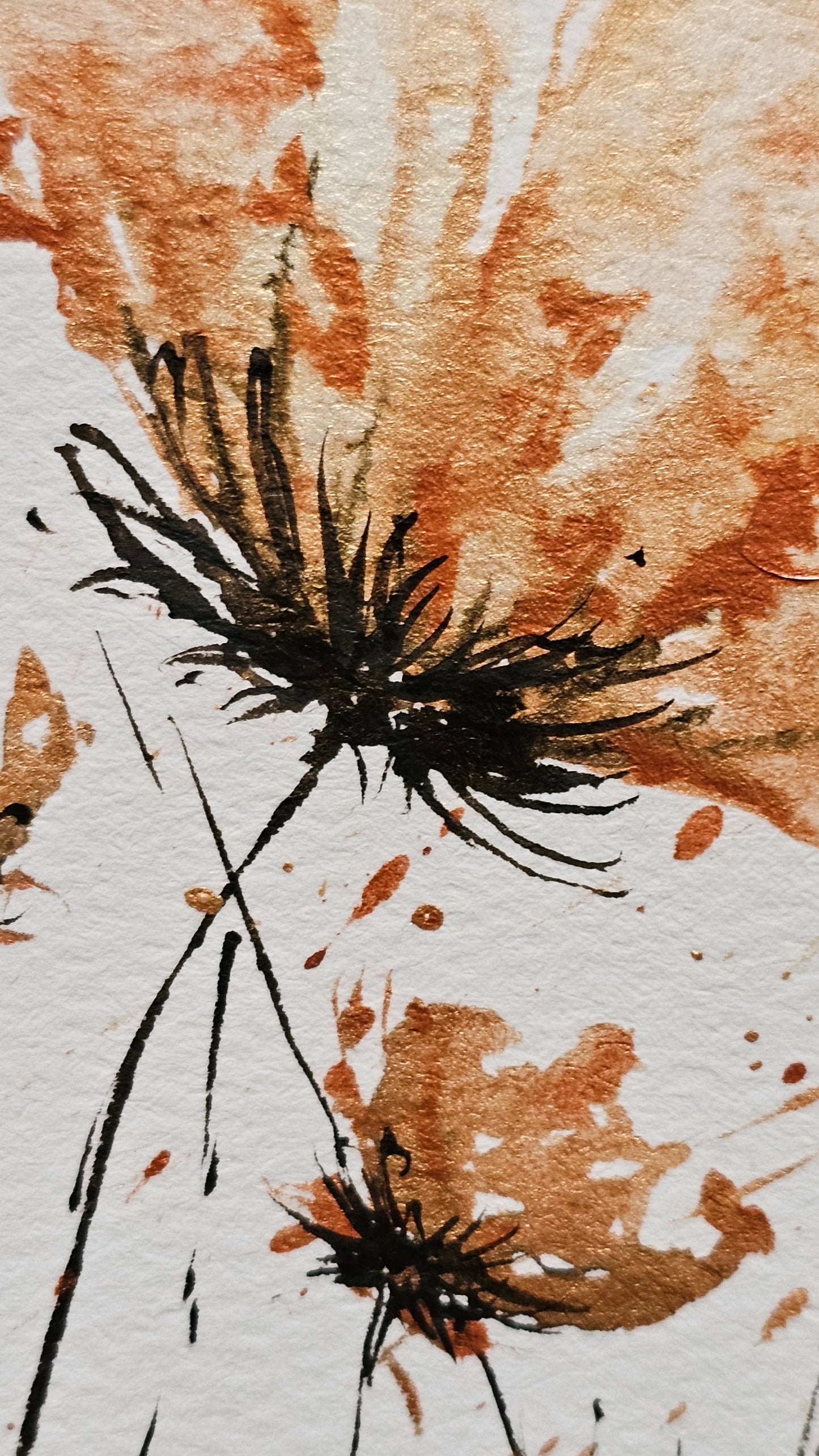 Une fleur en or