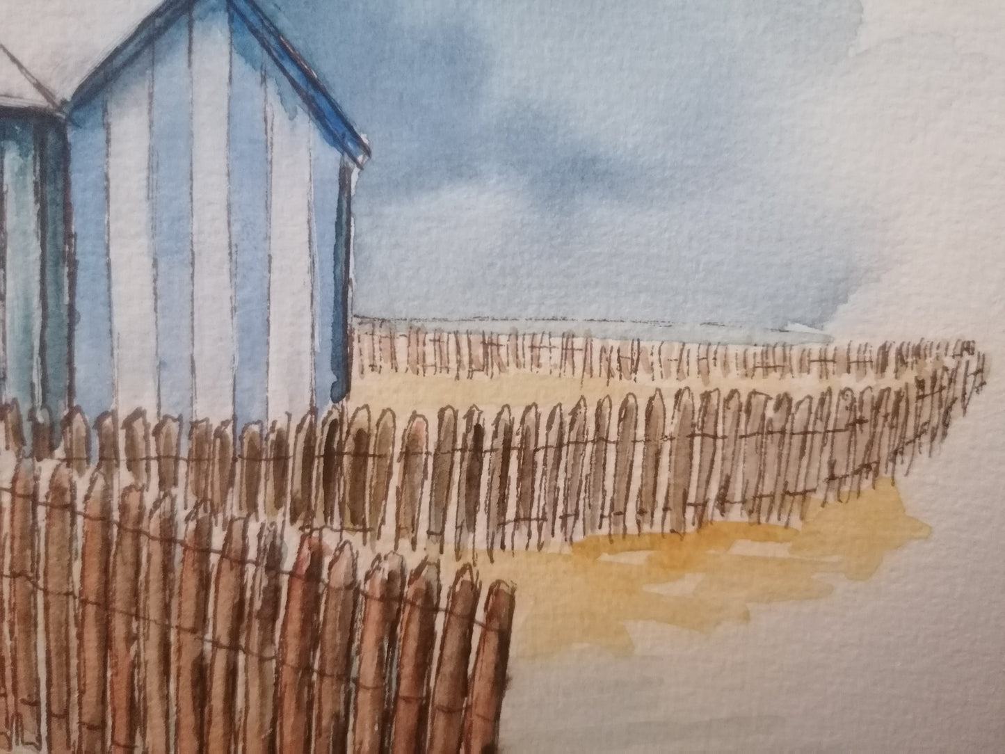 Les cabines de Plages à la Turballe n°3
