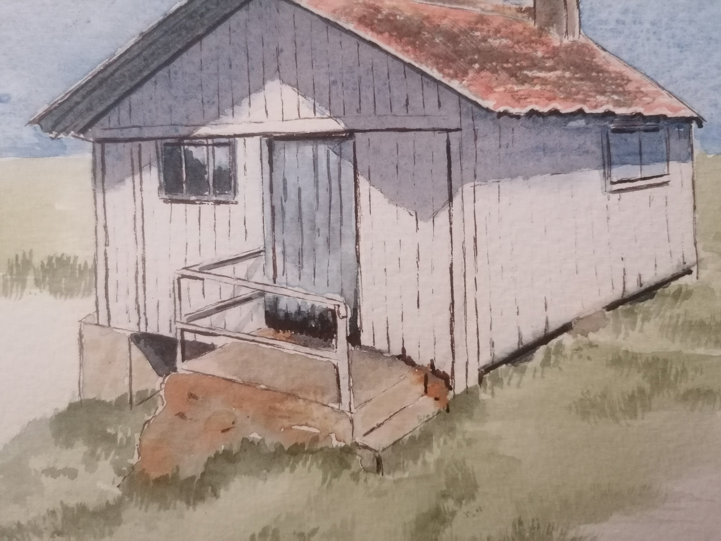 La cabane à huîtres blanche