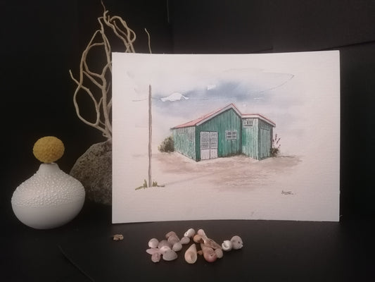 La cabane à huîtres verte