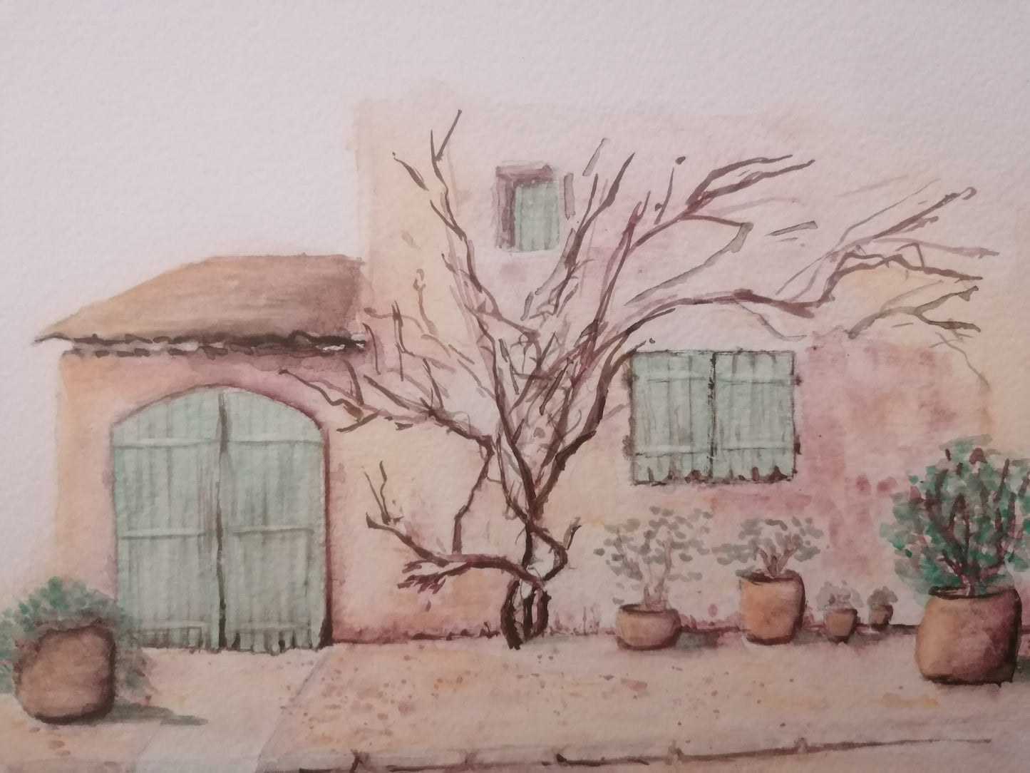 Dans les ruelles de Porquerolles