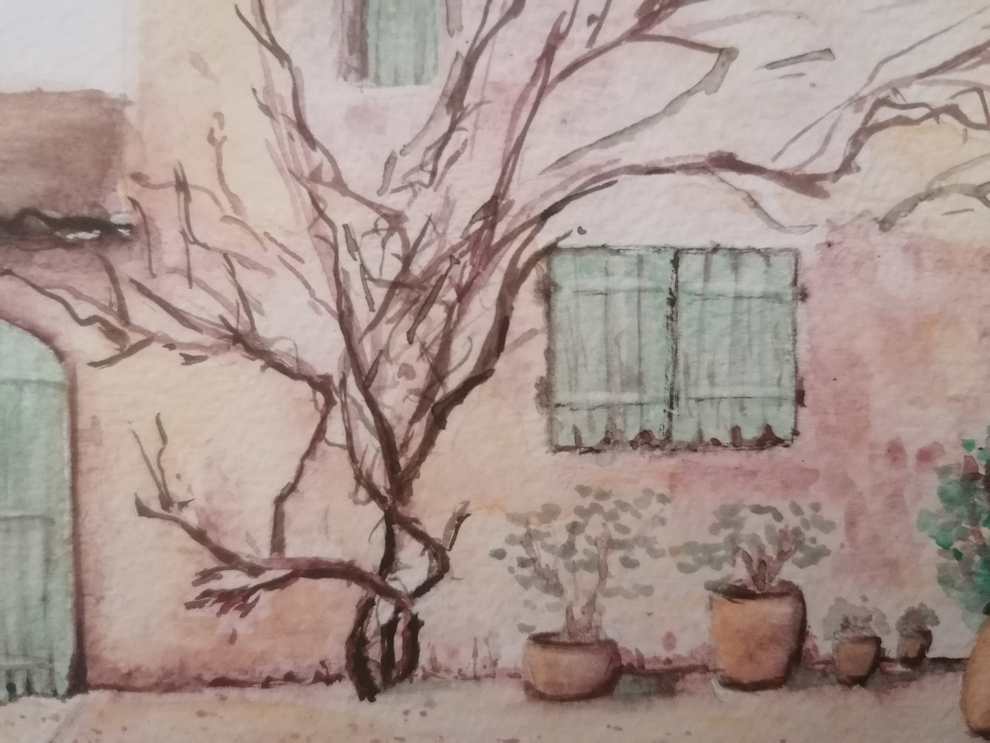 Dans les ruelles de Porquerolles