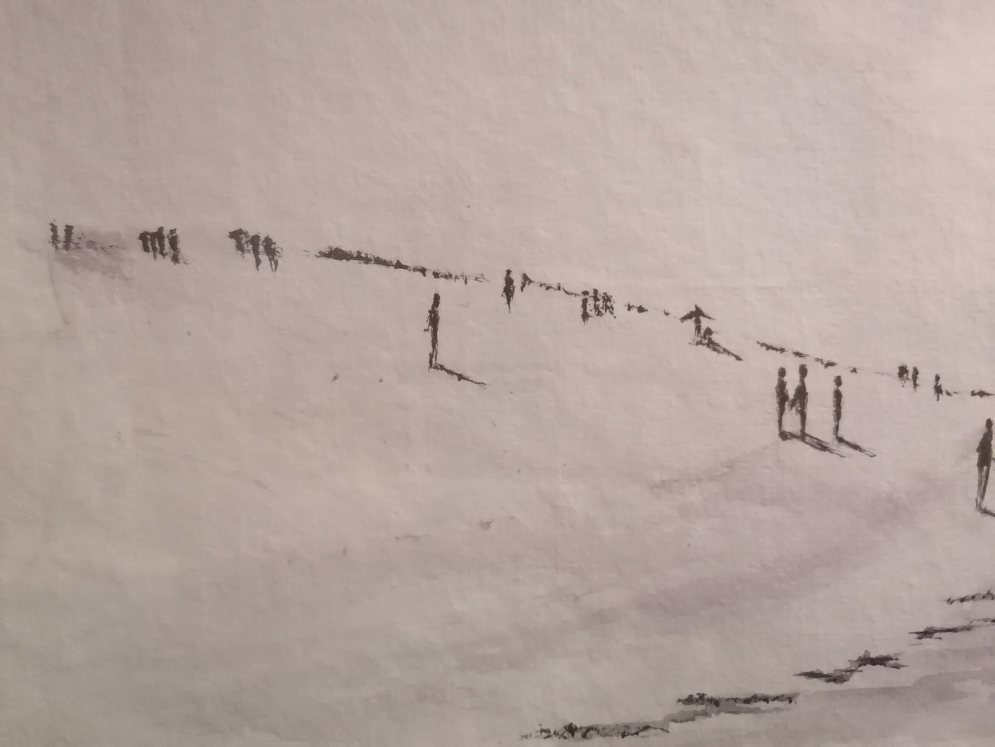 Fin de journée sur la plage