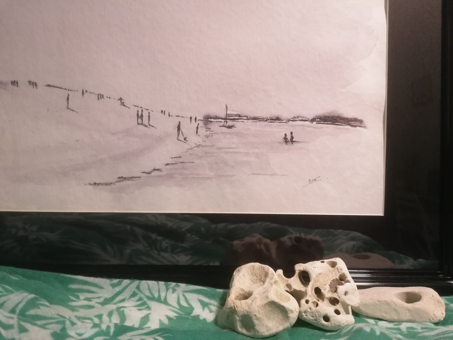 Fin de journée sur la plage