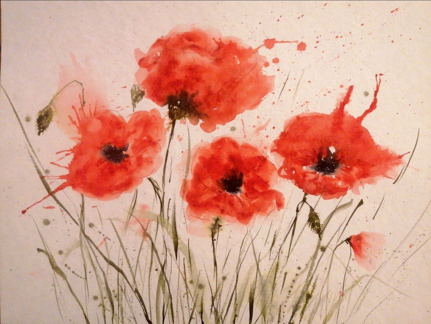 Coup de vent dans les coquelicots