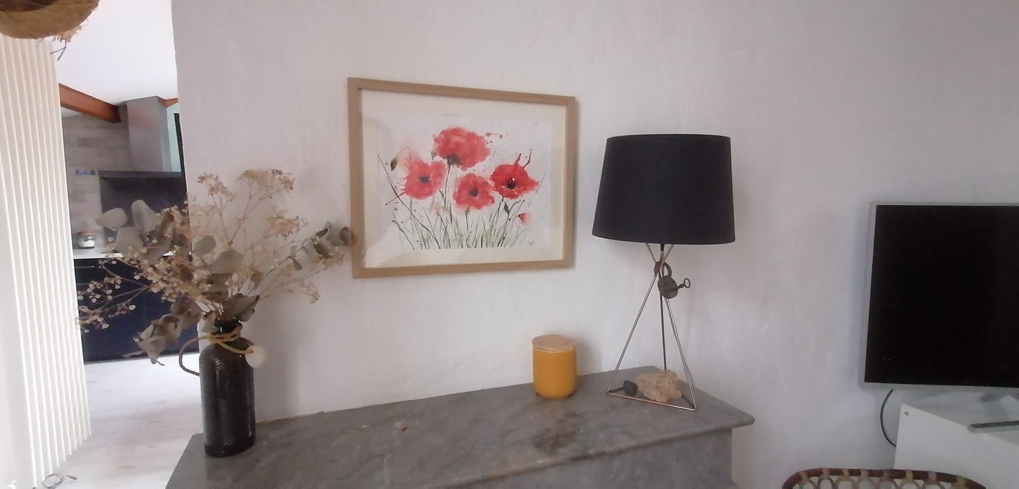 Coup de vent dans les coquelicots