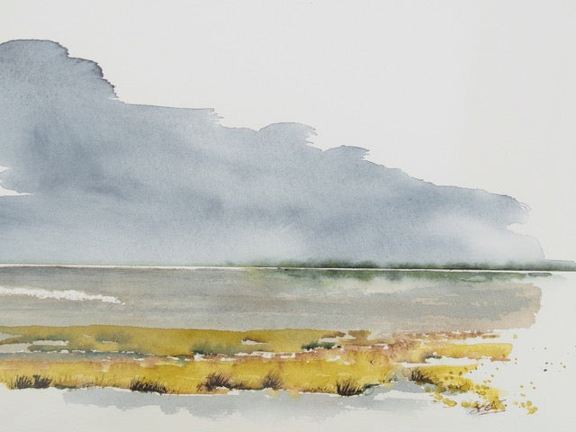 Ciel d'hiver sur Pen Bron