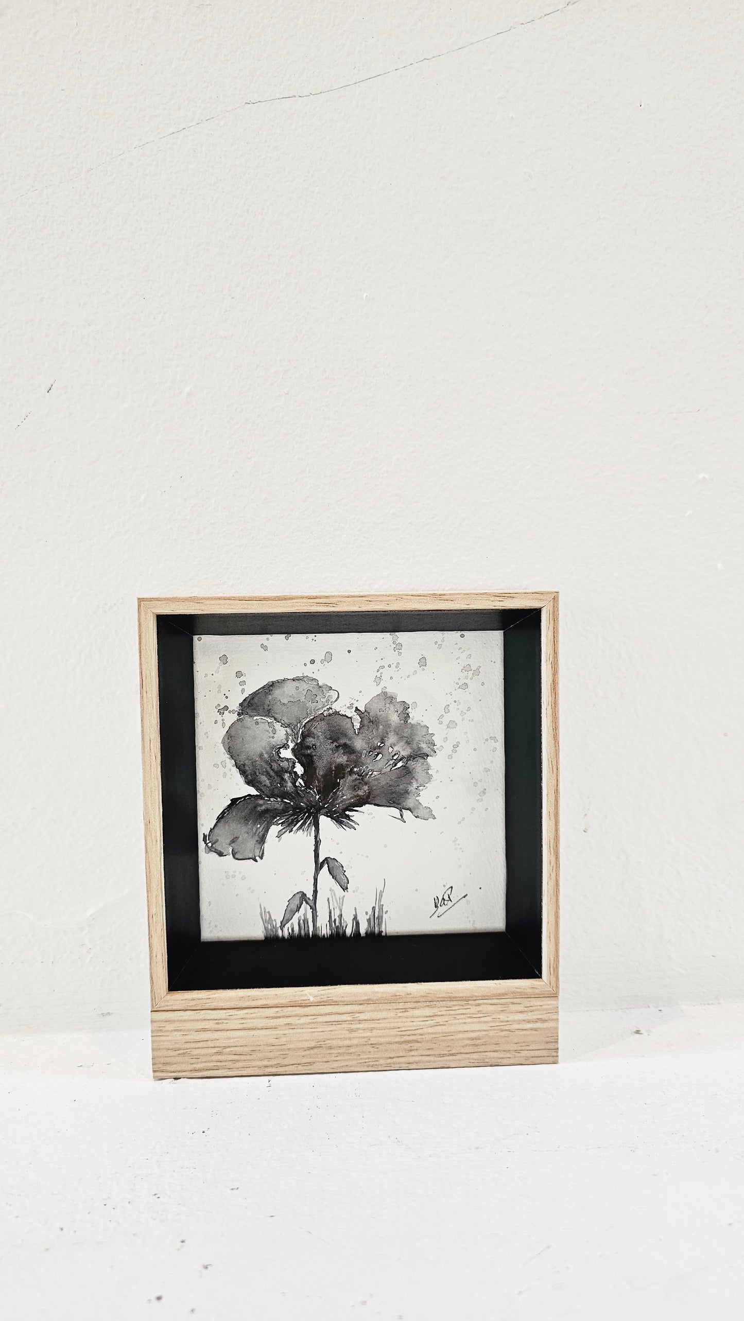 La fleur en monochrome