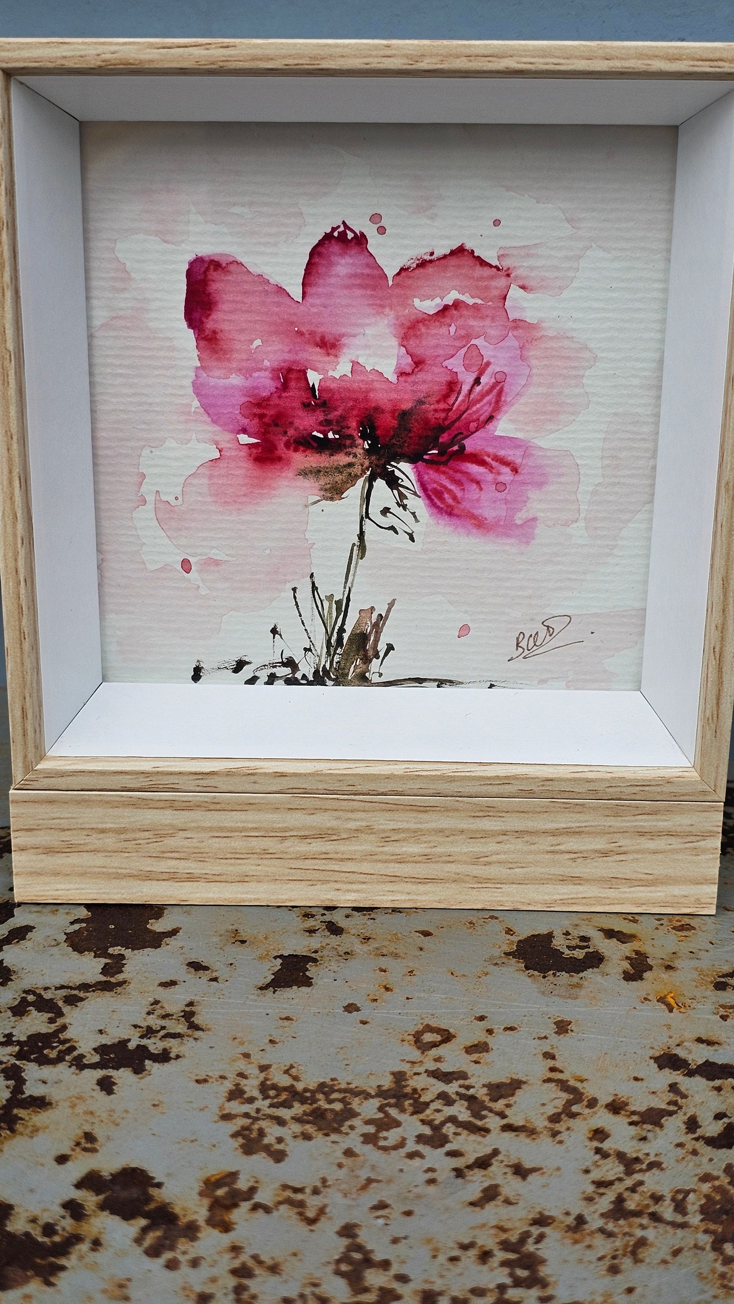 La fleur rose