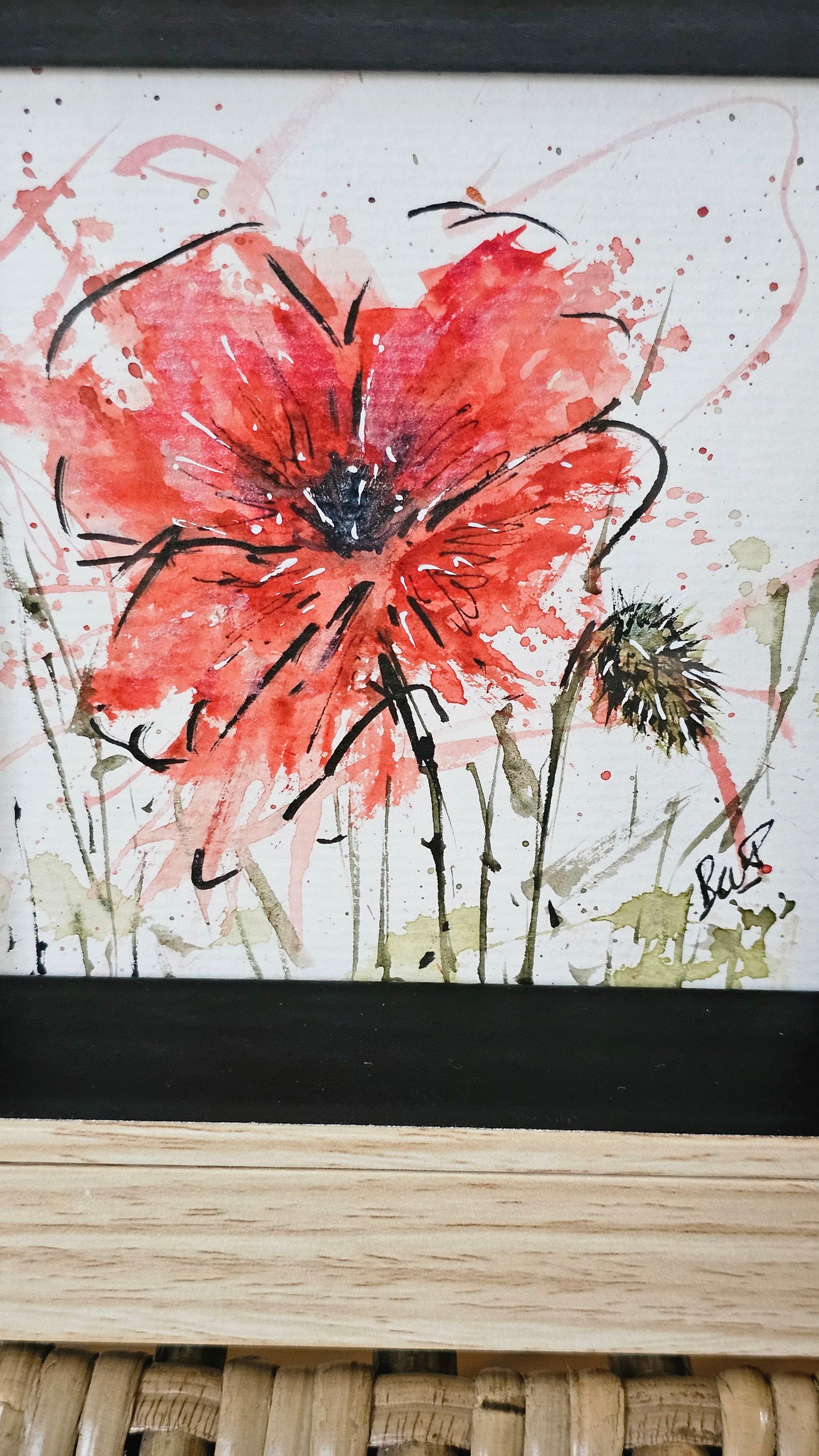 Le coquelicot dans la tempête