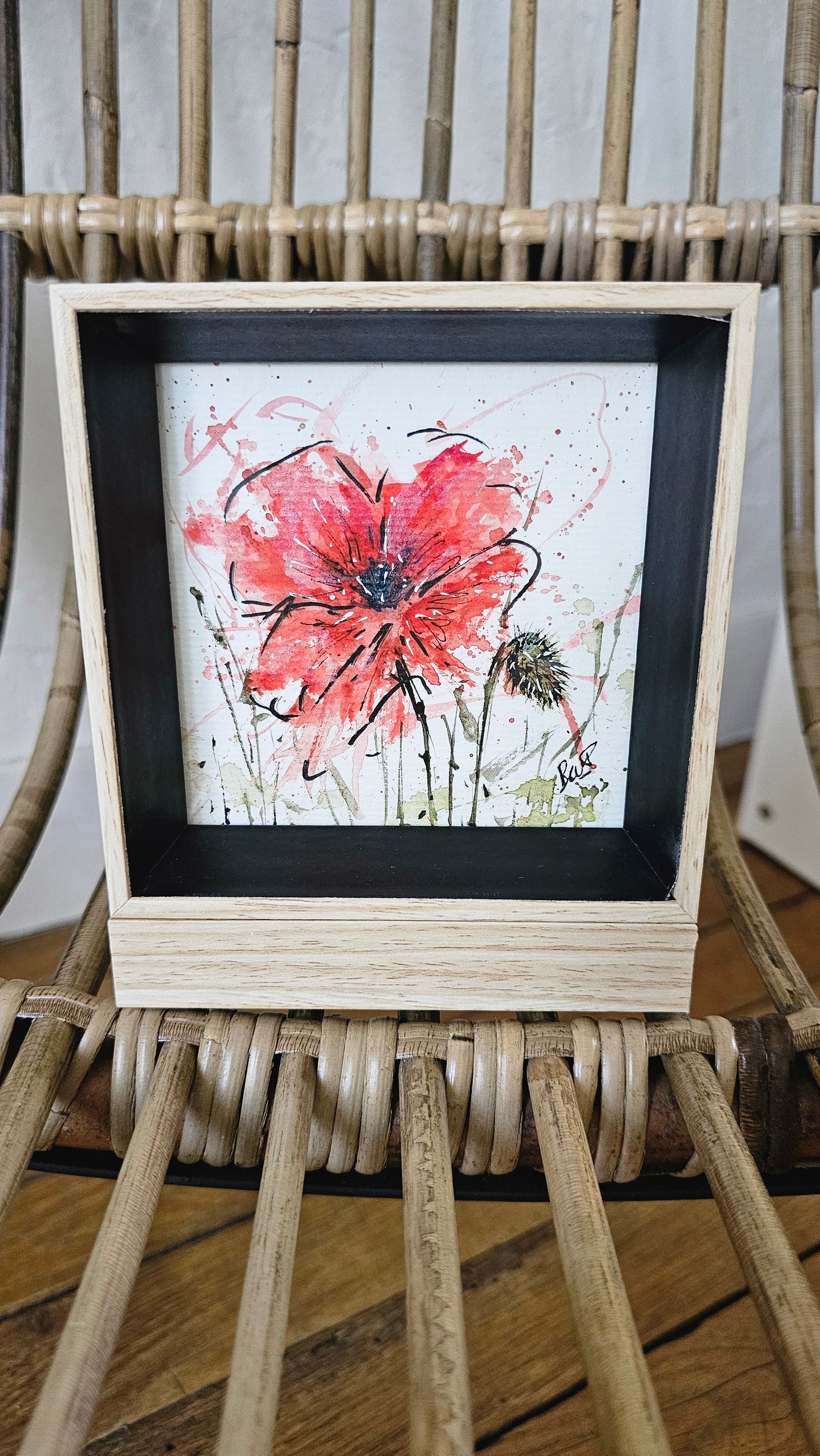 Le coquelicot dans la tempête