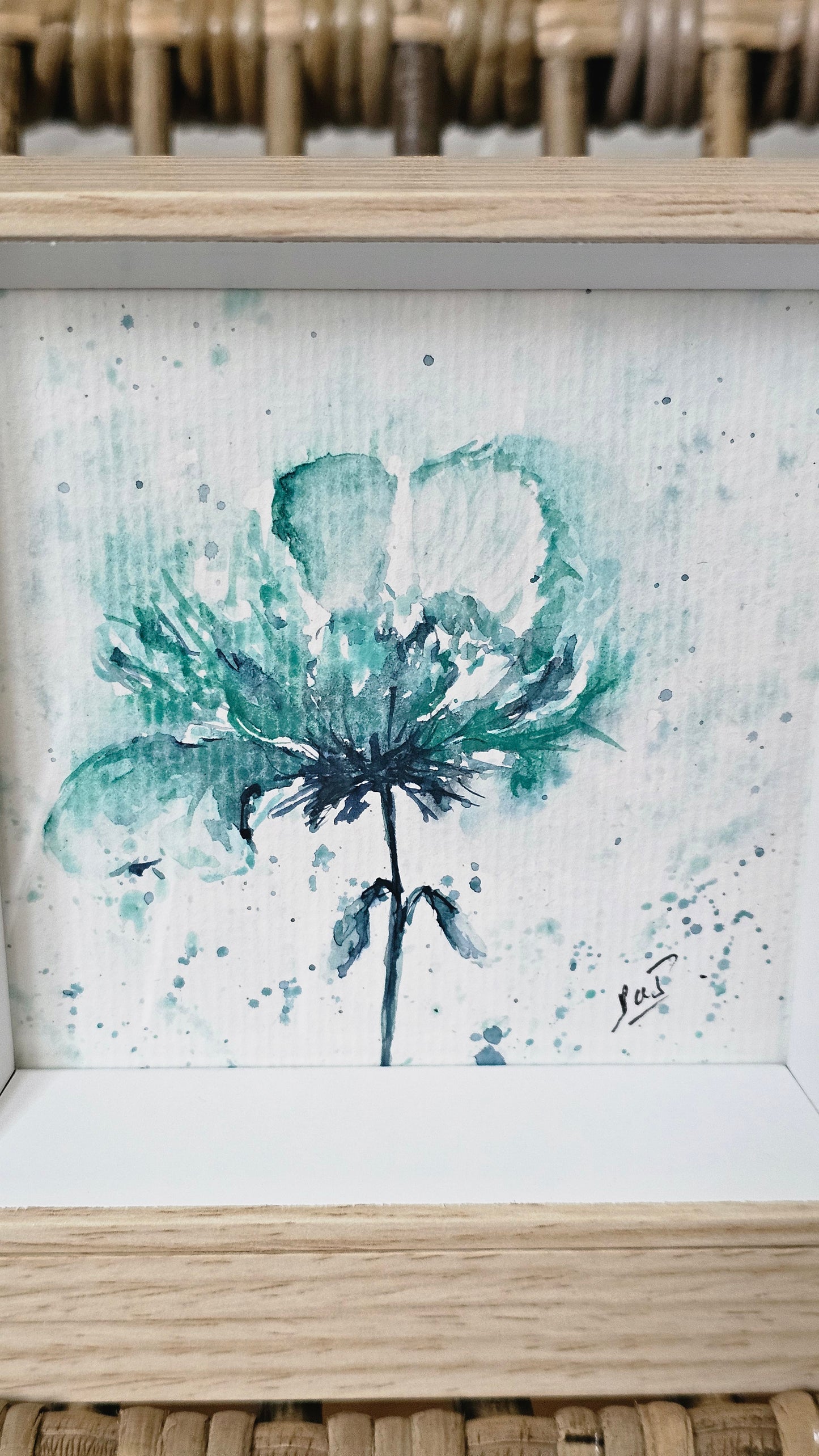 Et pourquoi pas une fleur turquoise ?