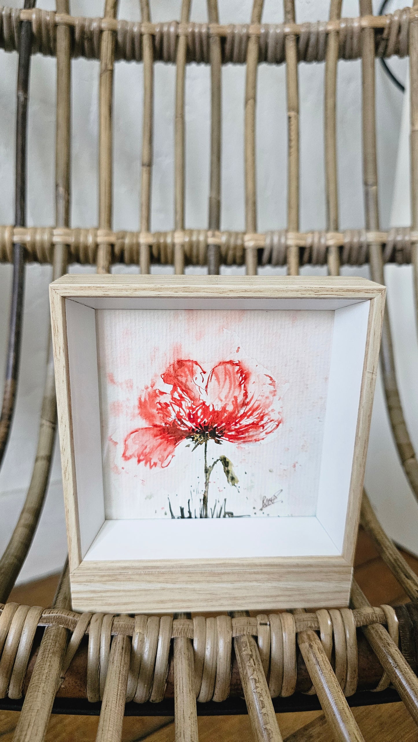La fleur rouge