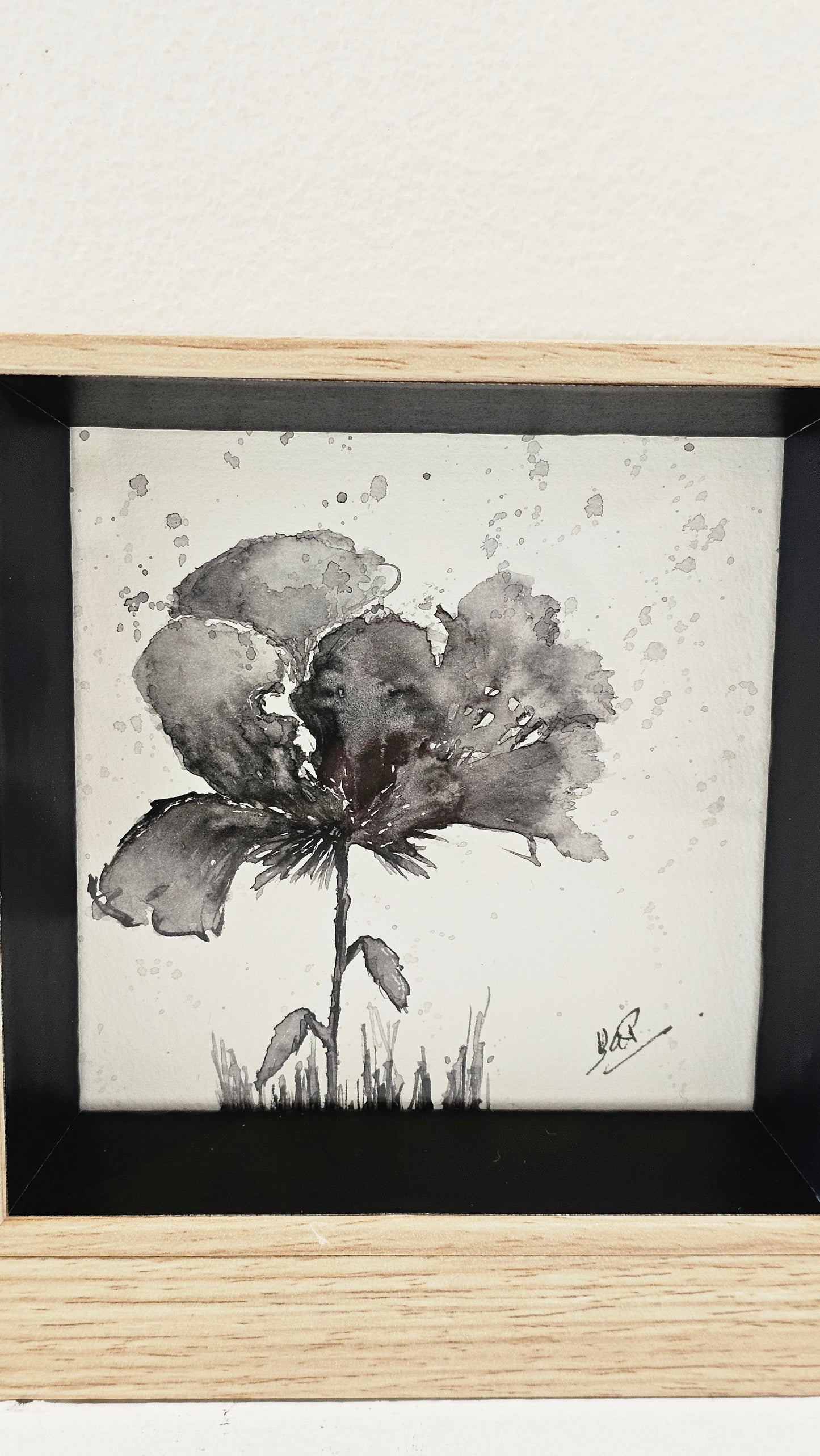 La fleur en monochrome