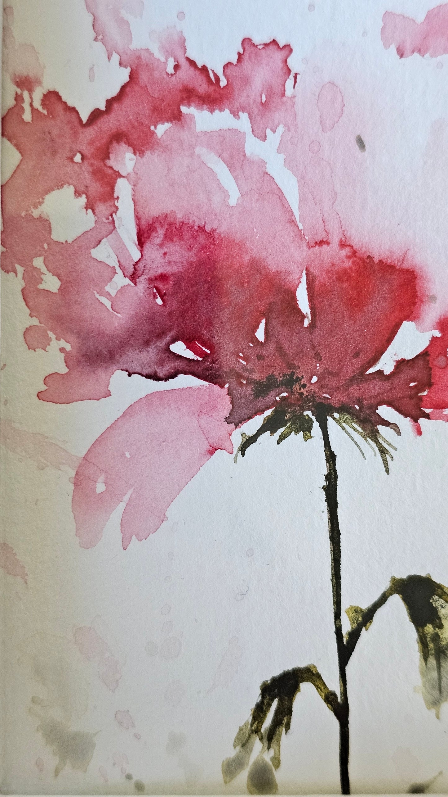 Une petite fleur rose