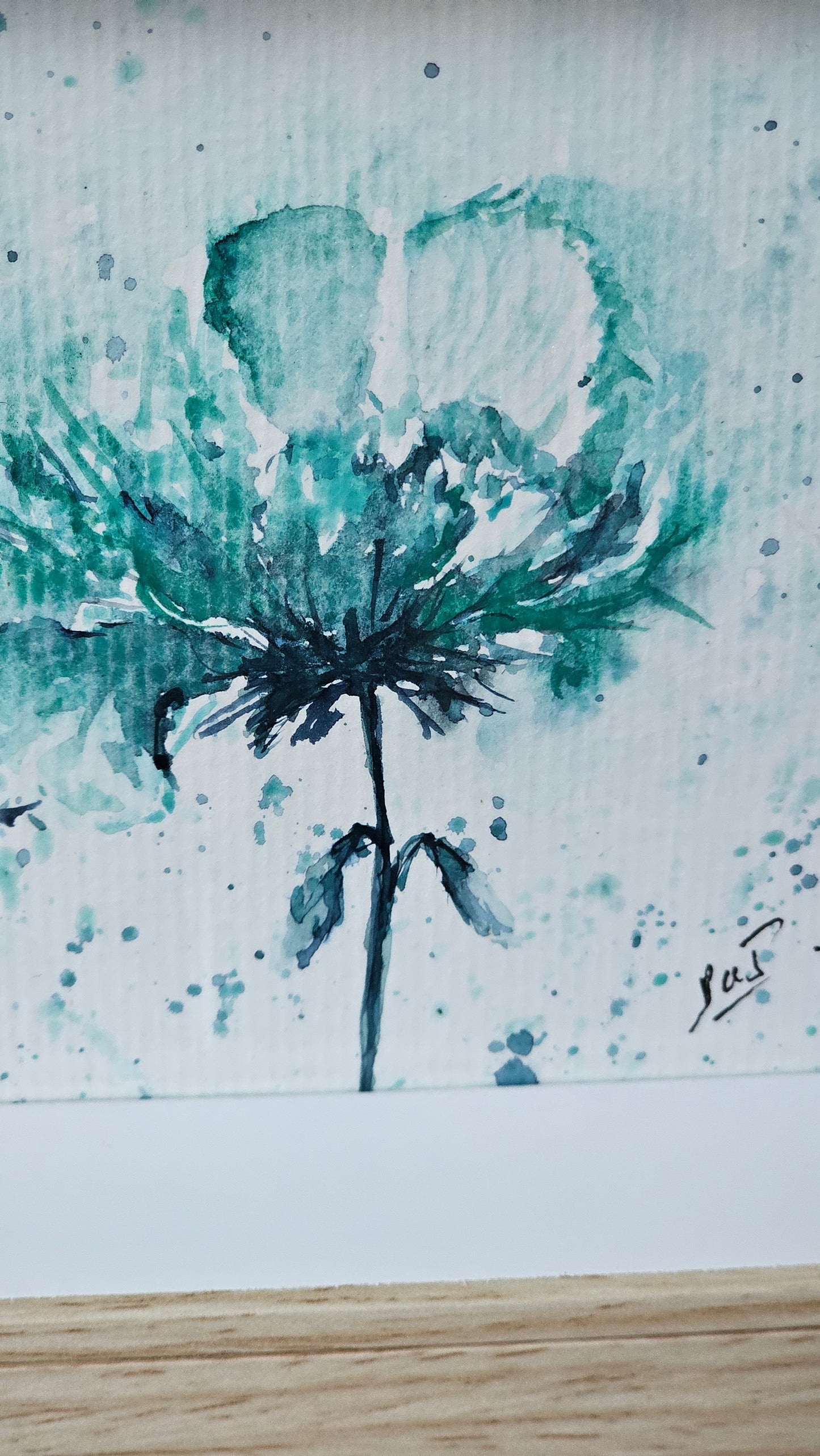 Et pourquoi pas une fleur turquoise ?