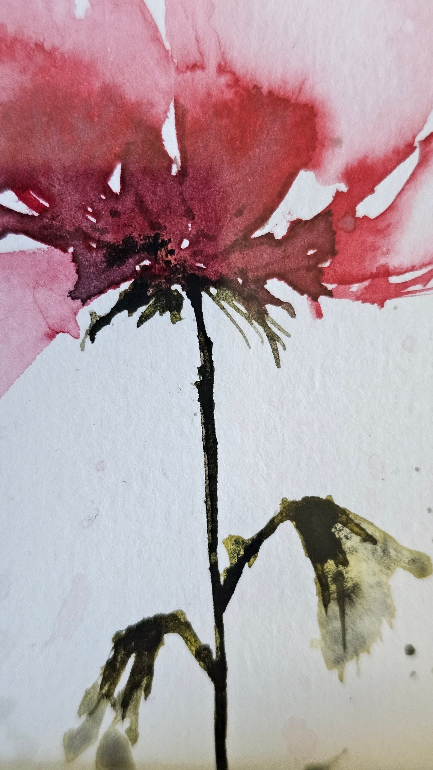 Une petite fleur rose