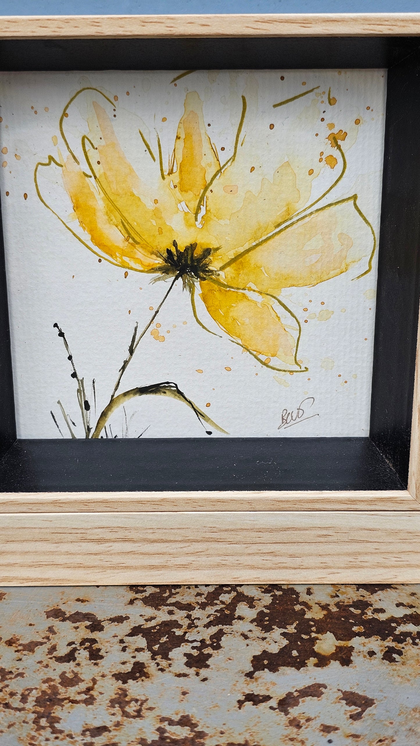 La fleur jaune