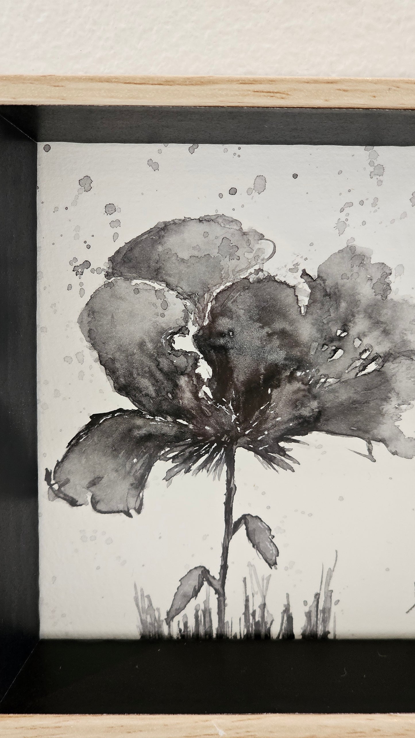 La fleur en monochrome