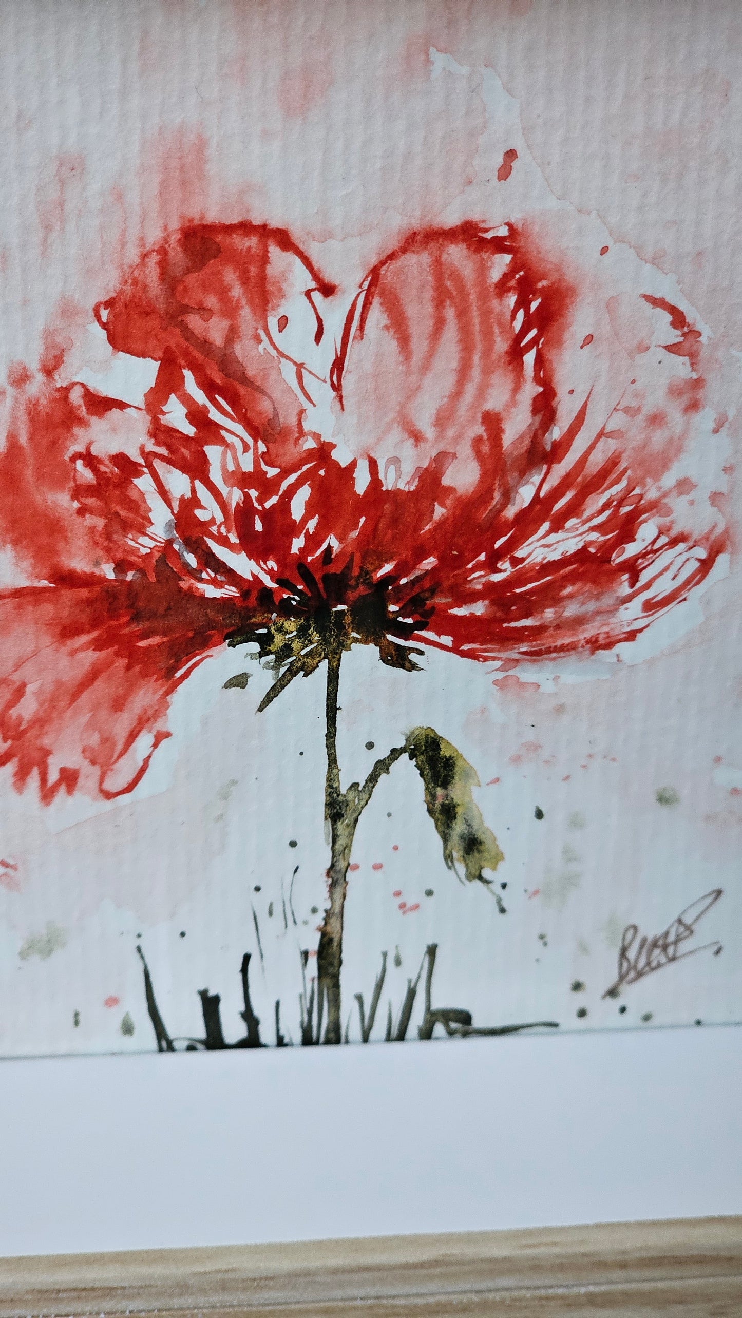 La fleur rouge