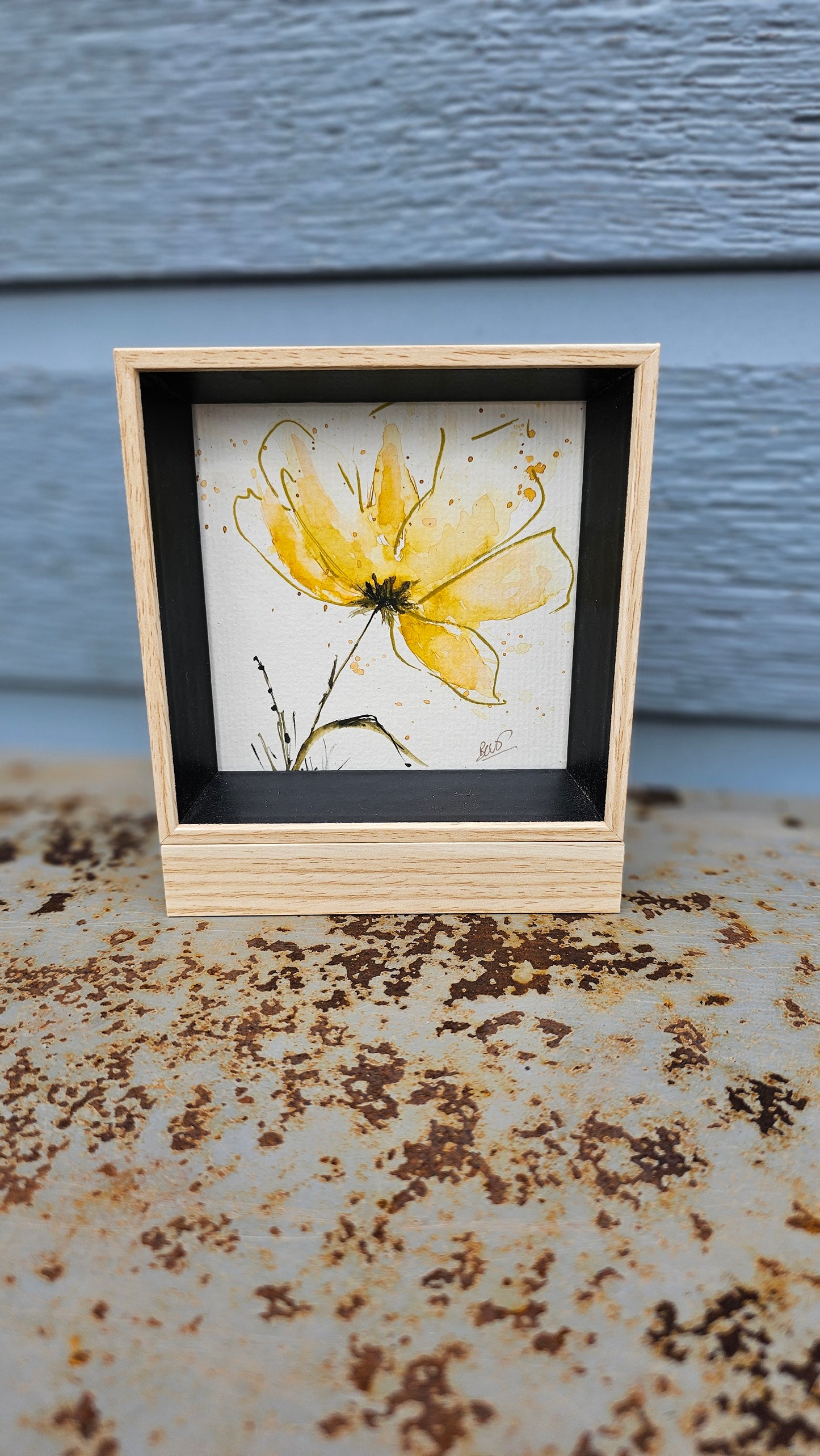 La fleur jaune