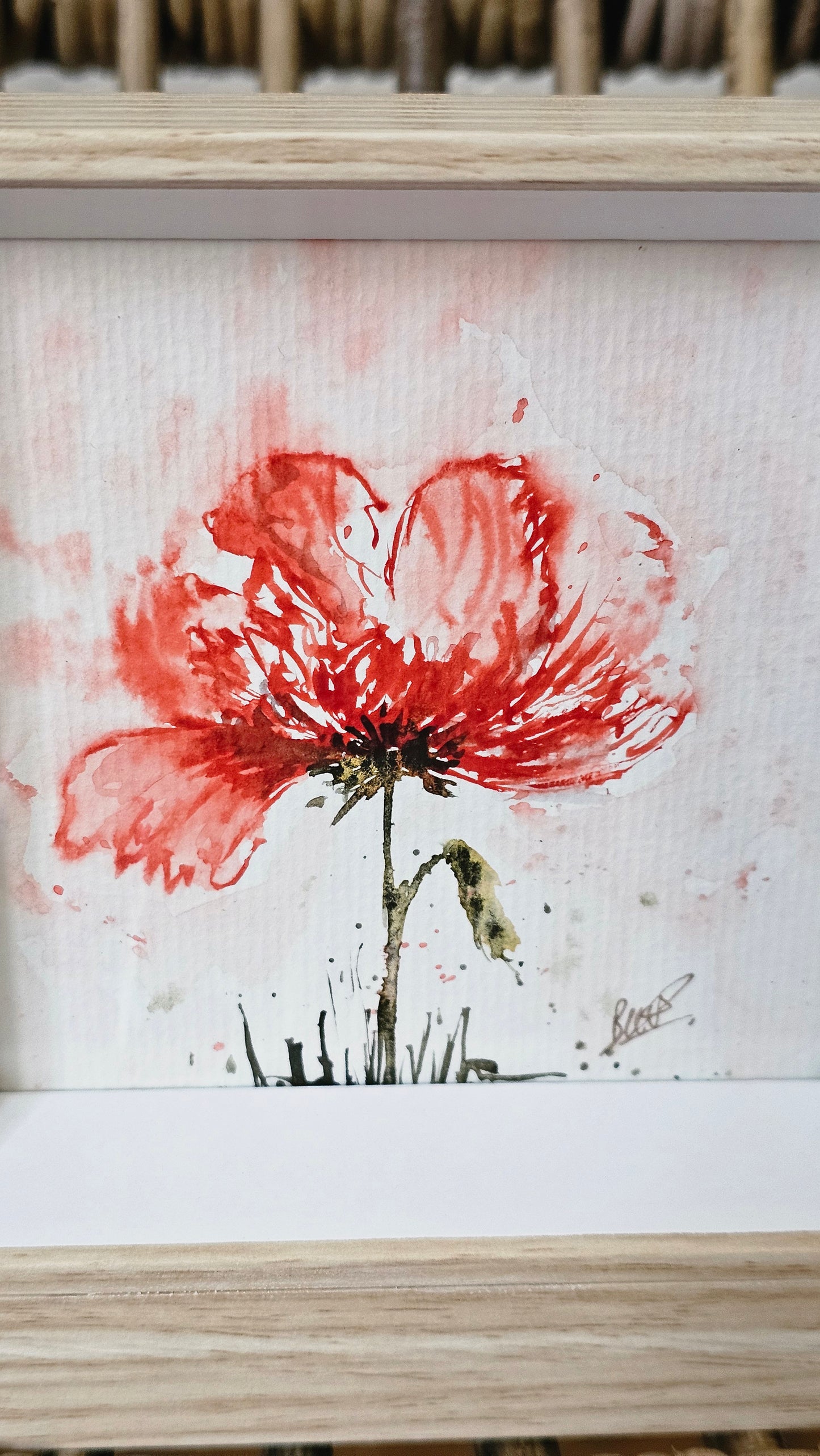 La fleur rouge